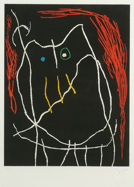 JOAN MIRO (Spanish 1893-1983) Grand Duc II