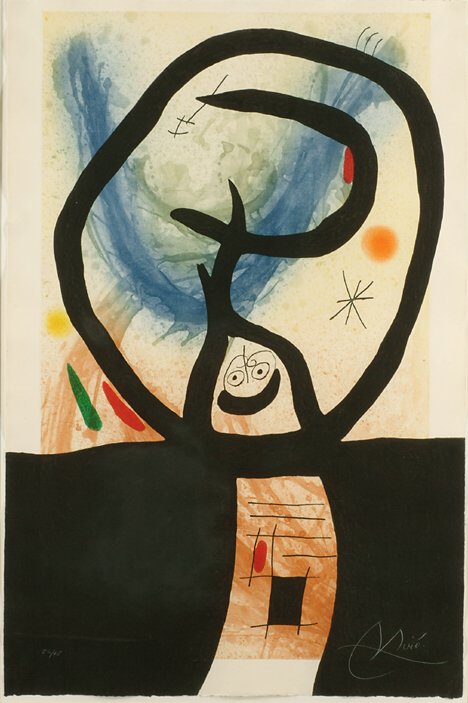 JOAN MIRO (Spanish 1893-1983) La Fronde 1969, p
