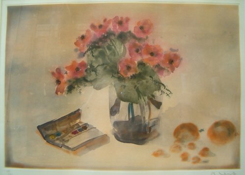 KAIKO MOTI (Indian 1921-1989) Anemones