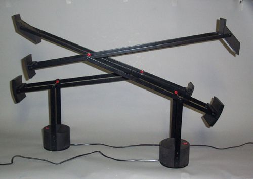 PAIR OF RICHARD SAPPER FOR ARTEMIDE 'TIZIO' LAMPS: PAIR OF RICHARD SAPPER FOR ARTEMIDE 'TIZIO' LAMPS Metal, plastic; adjustable.