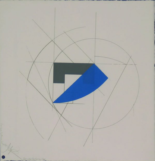 John Pearson (American, b. 1940): Untitledcollage with graphite on paper sheetSigned and inscribed For Leo Guthman, Xmas 198111 1/2 x 11 1/2 inchesProvenance: Estate of Leo S. Guthman