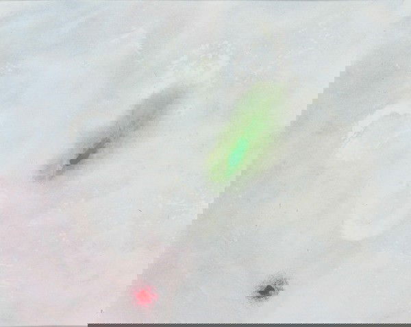 Attributed to Joan Miro, (Spanish, 1893-1983), Pe: Attributed to Joan Miro (Spanish, 1893-1983) Peinture lithograph signed "M" (lower left) 11 3/4 x 9 1/4 inches.