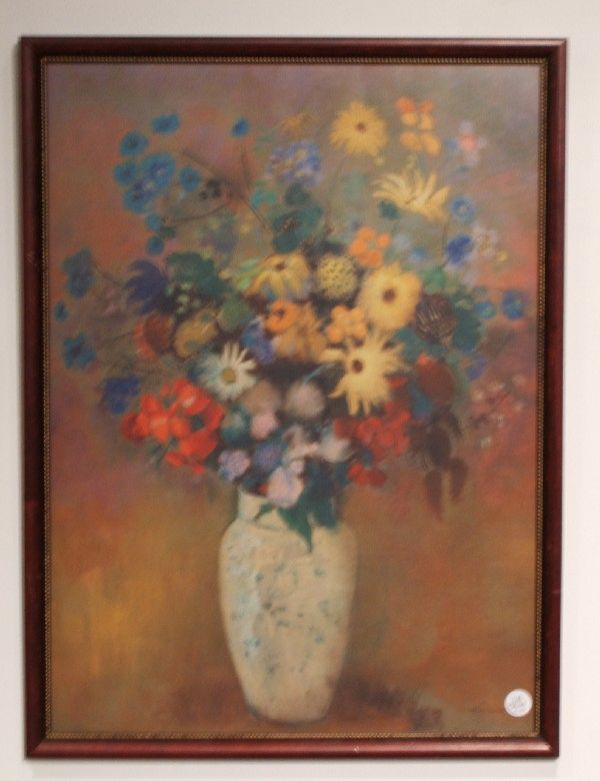 Continental School, 20th century, A group of nine: Continental School 20th century A group of nine posters, including two by Odilon Redon large edition commercial color lithographs largest measures 28 x 18 1/2 inches.