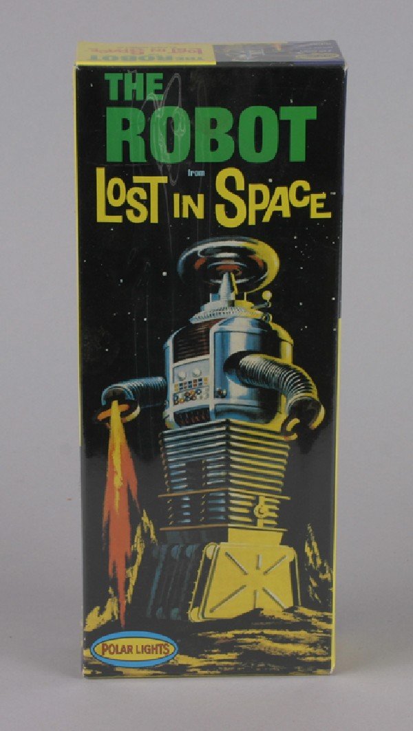 Mancow: A Lost in Space" Assembly Toy Robot,": A "Lost in Space" Assembly Toy Robot, 1997, in original box and plastic wrap. Property Belonging to Erich "Mancow" Muller.