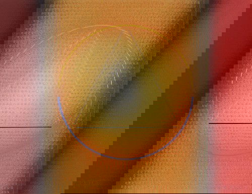 Paul Maxwell, (American, b. 1925), 671: Paul Maxwell (American, b. 1925) 671 mixed media signed "Maxwell" (lower right) 22 1/2 x 29 inches.