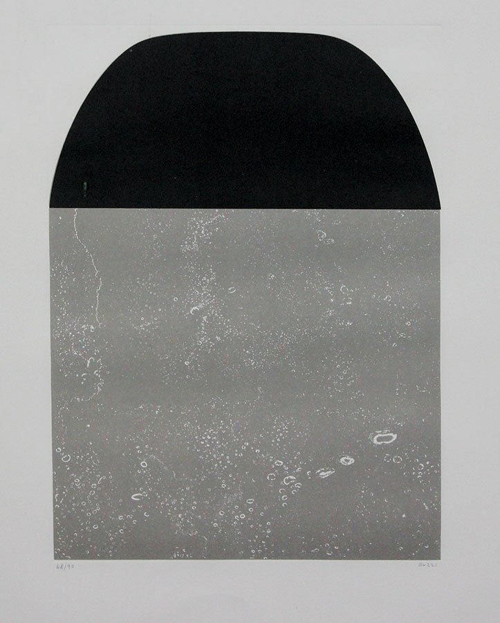 Senza titolo: Burri Alberto Senza titolo incisone su carta, cm 70x50, es. 48/90 firmata in basso a destra
