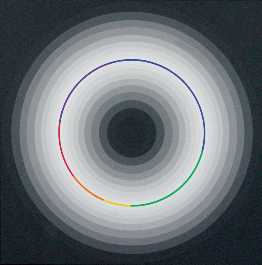 Senza Titolo: Rossi Horacio Garcia Senza titolo, 1987 tempera su cartoncino, cm 40x40 firmata e datata in basso a sinistra, timbro Galleria Ariete al retro