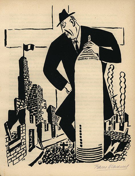 Fairfax - Ten Lithographs Signed by Frans Masereel - (1 of 1)