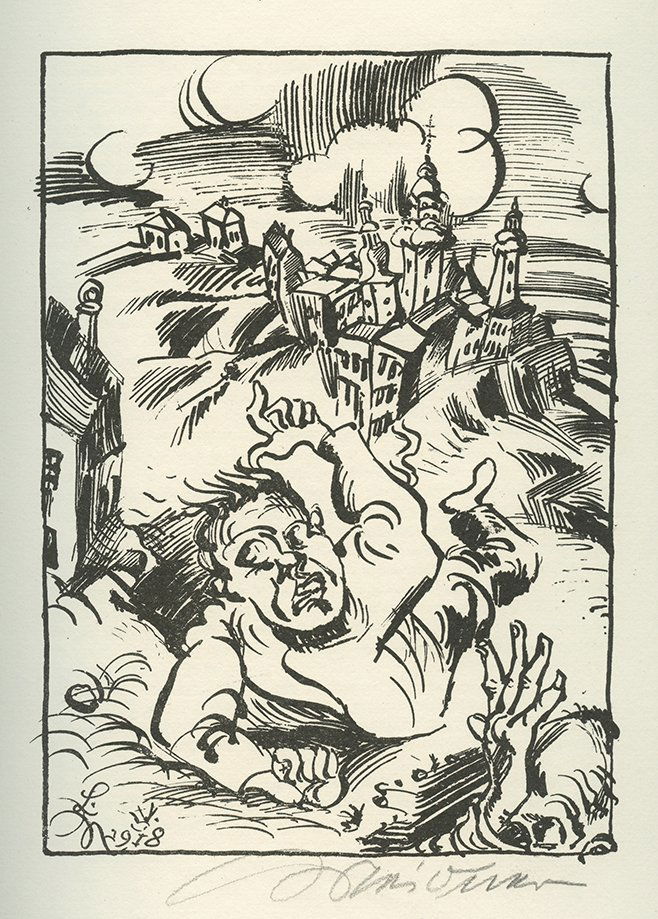 Ludwig Meidner - Septemberschrei - Fourteen Lithographs (1 of 1)