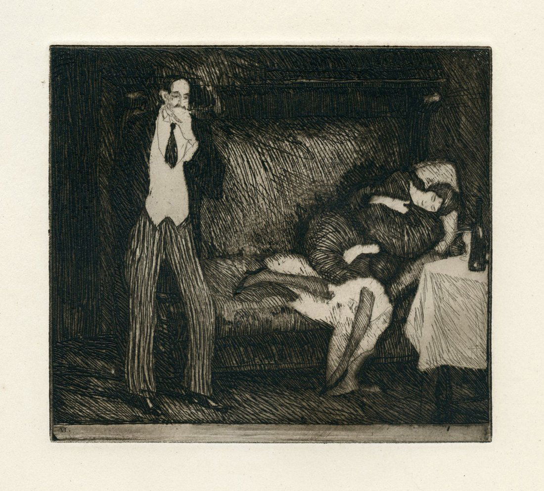 "Reigen" - Ten Etchings by Stefan Eggeler - Vienna, (1 of 1)