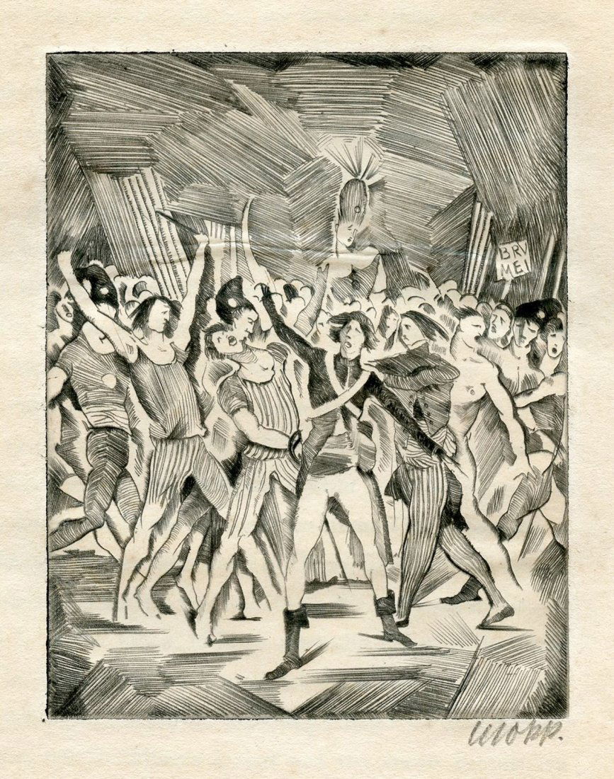 "Das Buch Le Grand" by Heinrich Heine - Etchings by Max (1 of 1)