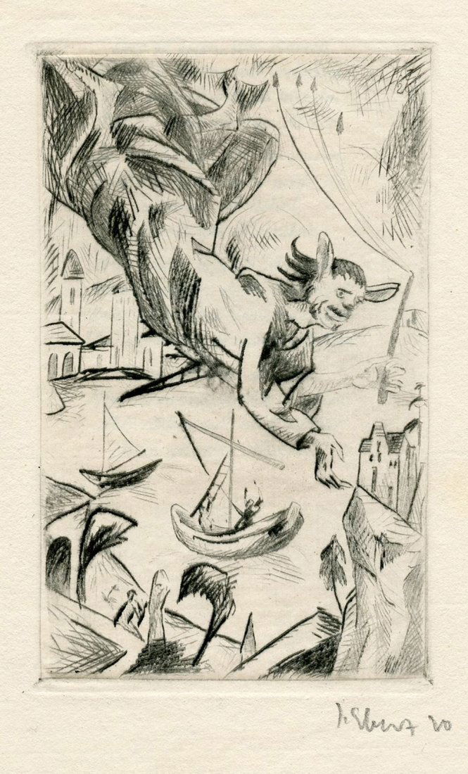 Vitzliputzli - Heinrich Heine - Etchings by Josef Eberz (1 of 1)