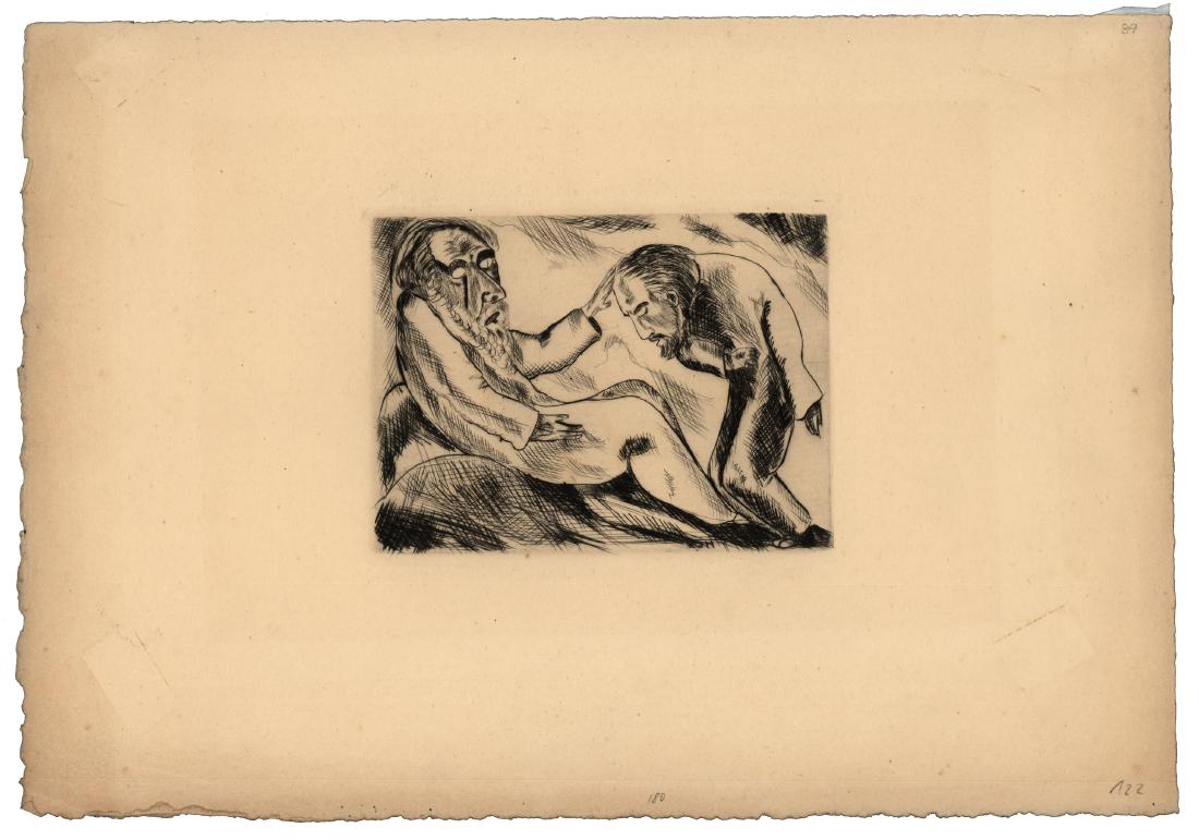 Karl Jacob Hirsch (1892-1952): Figures / 1920-1923 / Nine engravings / Approx.15X11 to 20X16.5 cm / Signed KJB; five are dated