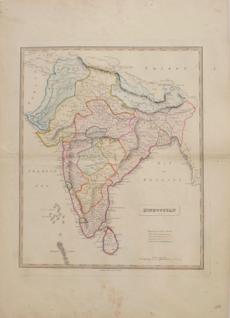 Hindoostan, India, Nepal, Pakistan, Ceylon, 1839 (1 of 7)