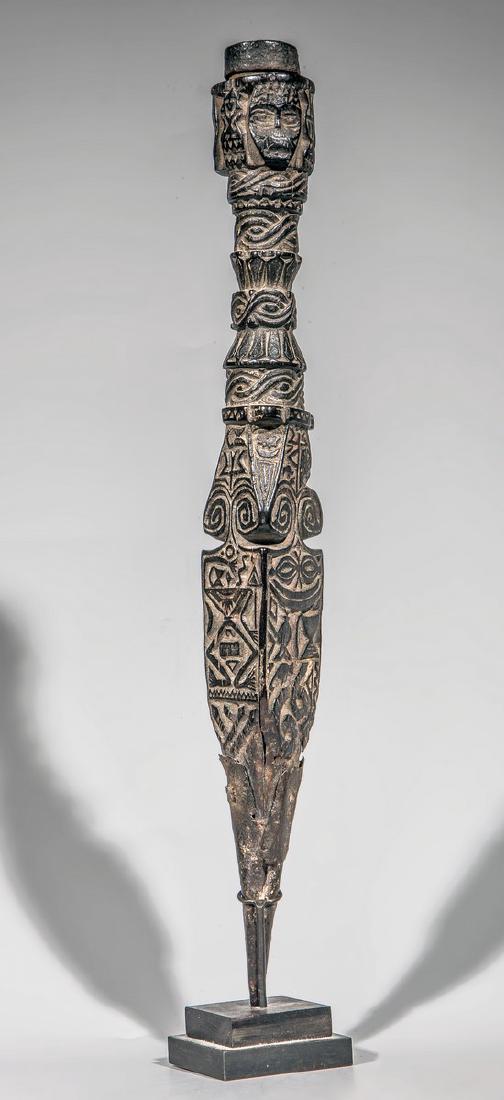 Dague rituelle phurbu utilisée par le chamane et (1 of 1)