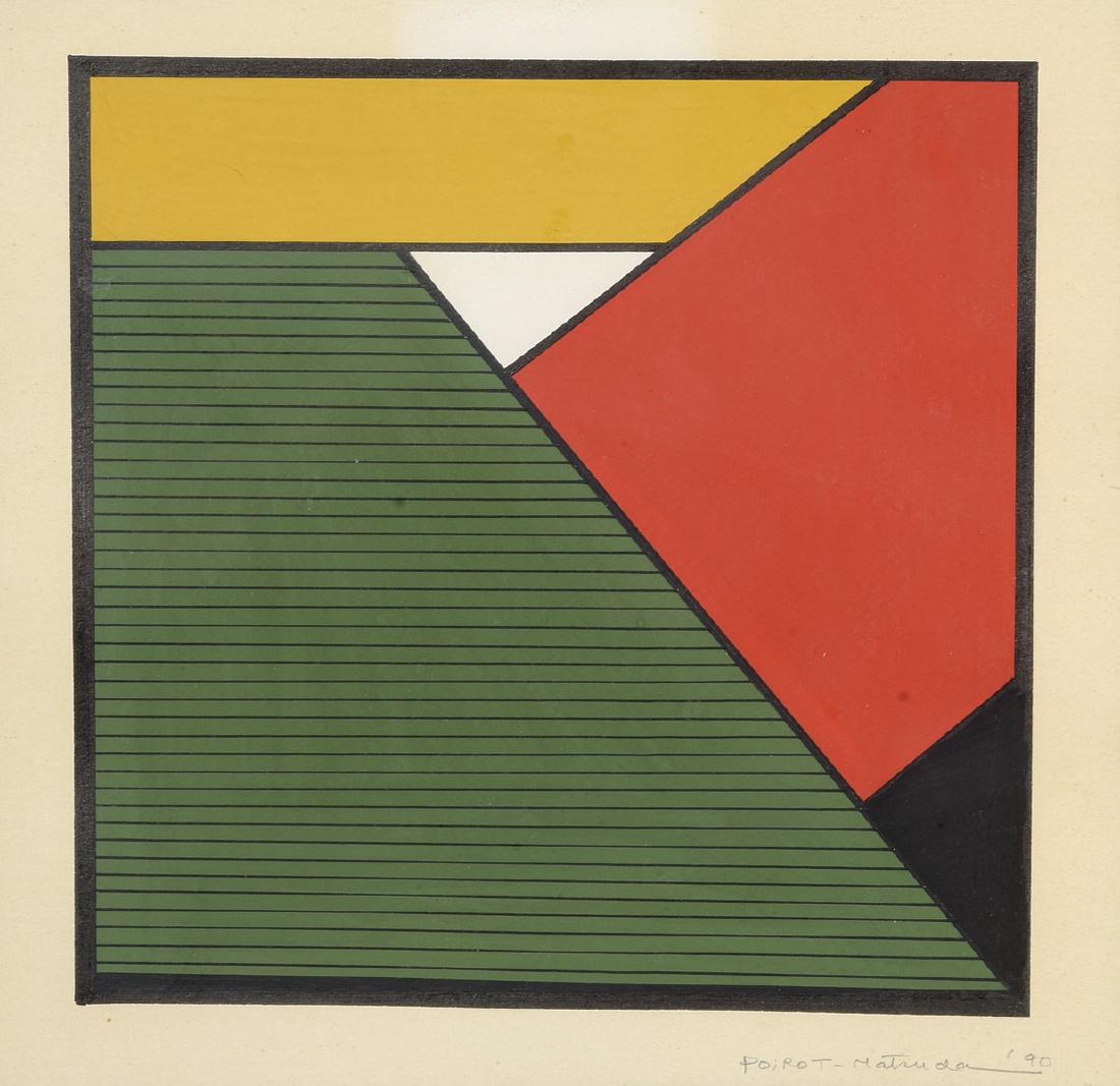 POIROT MATSUDA (Né en 1940) Sans titre , 1990 Technique (1 of 1)