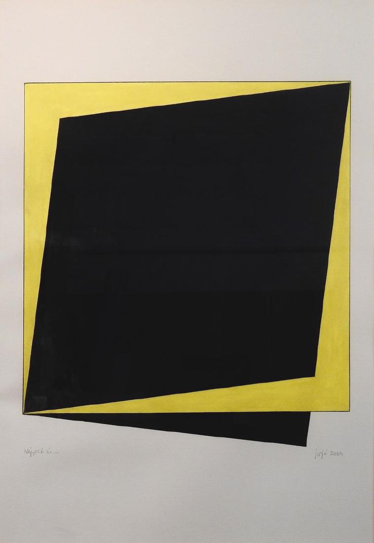 Janos FAJO (Né en 1937)    Nepzet is, 2004    Gouache (1 of 1)
