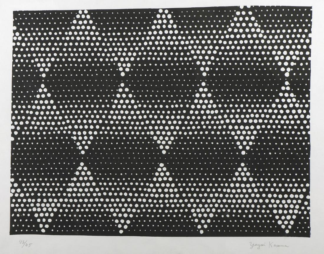 Yayoi KUSAMA (Née en 1929)  Sans titre  Sérigraphie, (1 of 1)