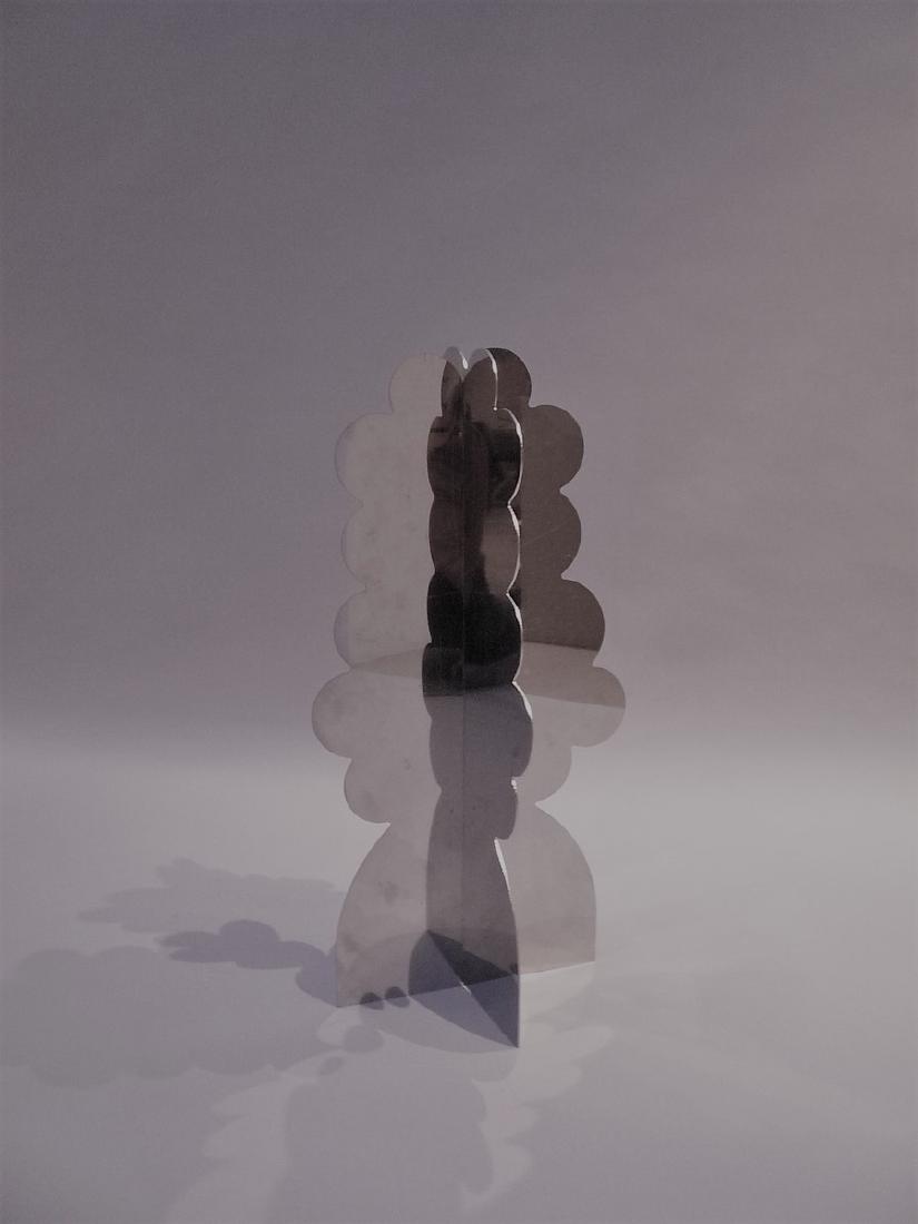 DINO GAVINA (1922-2007): DINO GAVINA (1922-2007) “Fiori futuristi” Sculpture en acier “Fiori futuristi” , Hommage à Giacomo Balla, Centro Duchamp , signée , titrée et numérotée