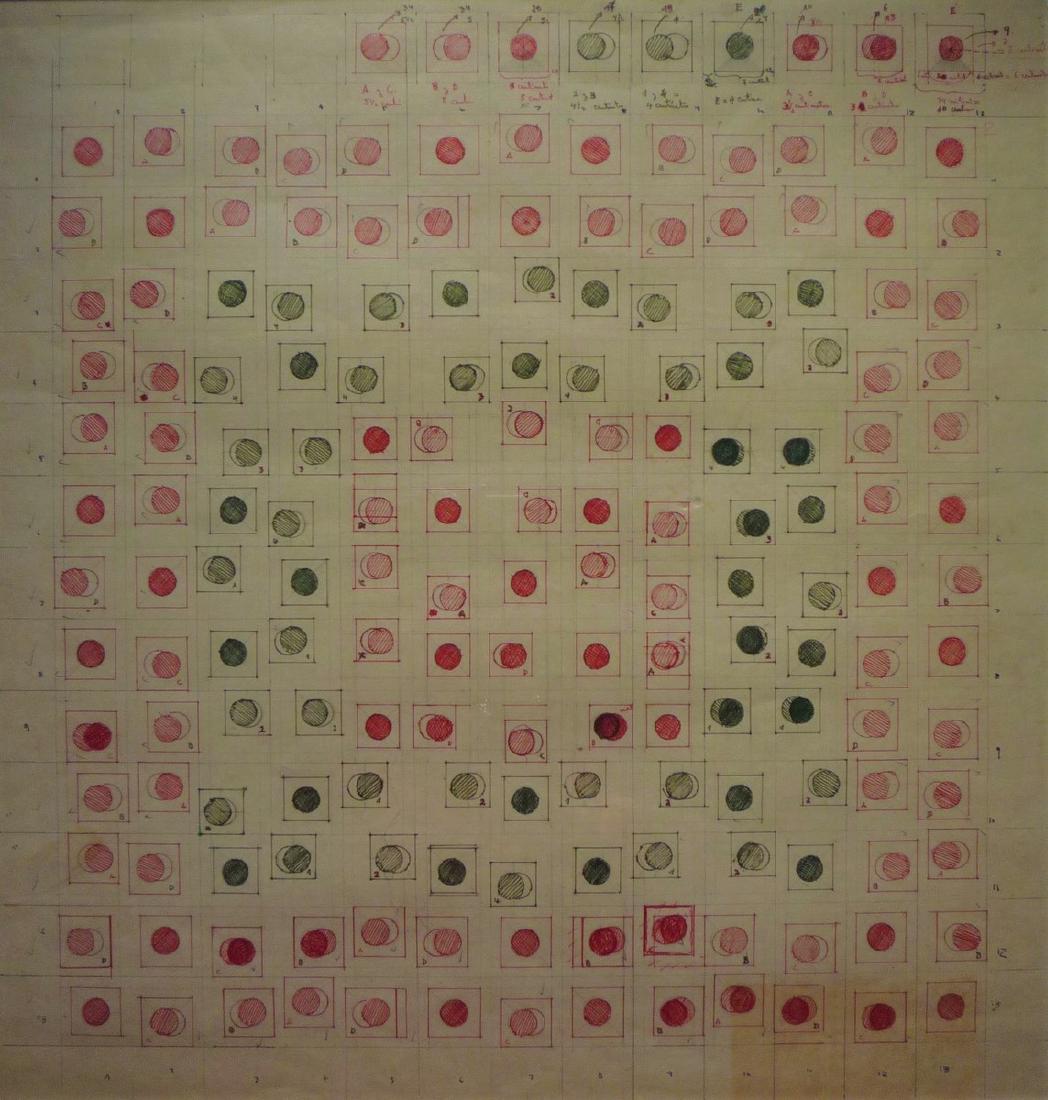 Antonio ASIS (né en 1932) Sans titre: Antonio ASIS (né en 1932) Sans titre Stylos et mine de plomb sur papier Pièce unique. Signé au dos 53 x 50,3 cm Provenance: Collection privée, Paris. 