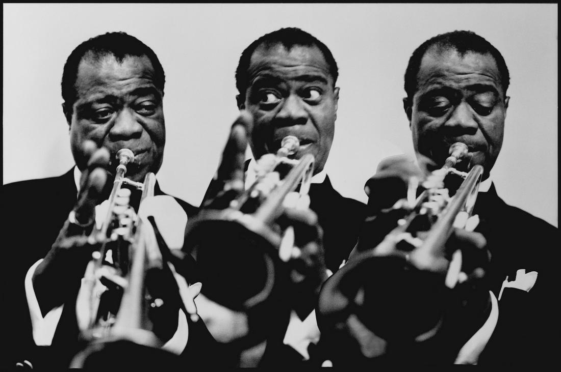 Luc FOURNOL (1931-2007)   Louis Armstrong    Tirage (1 of 1)