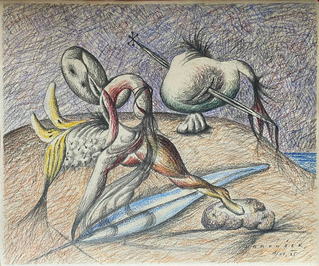 Frantisek JANOUSEK (1890-1943) Composition surré (1 of 1)