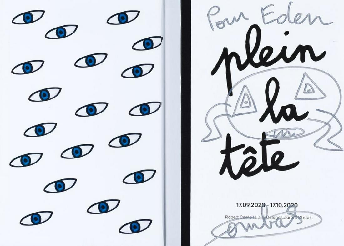 Robert COMBAS (Né en 1957): Robert COMBAS (Né en 1957)Plein la tête – 2020. Catalogue de l’exposition à la Galerie Laurent Strouk du 17 septembre au 17 octobre 2020. Ouvrage richement illustré. Ex