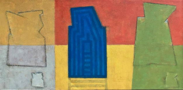 Alejandro CORUJEIRA (Né en 1961, Bueno Aires), Argentine: Alejandro CORUJEIRA (Né en 1961, Bueno Aires), ArgentineLoraziones, 1997Acrylique sur toile, signée, titrée et datée au dos60 x 120 cm