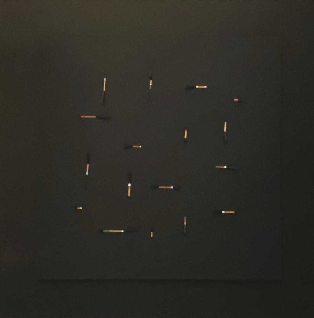 Fidel SCLAVO (Né en 1960): Fidel SCLAVO (Né en 1960) Composition abstraite Découpage et arrachage de papier sur carton 48 x 48 cm