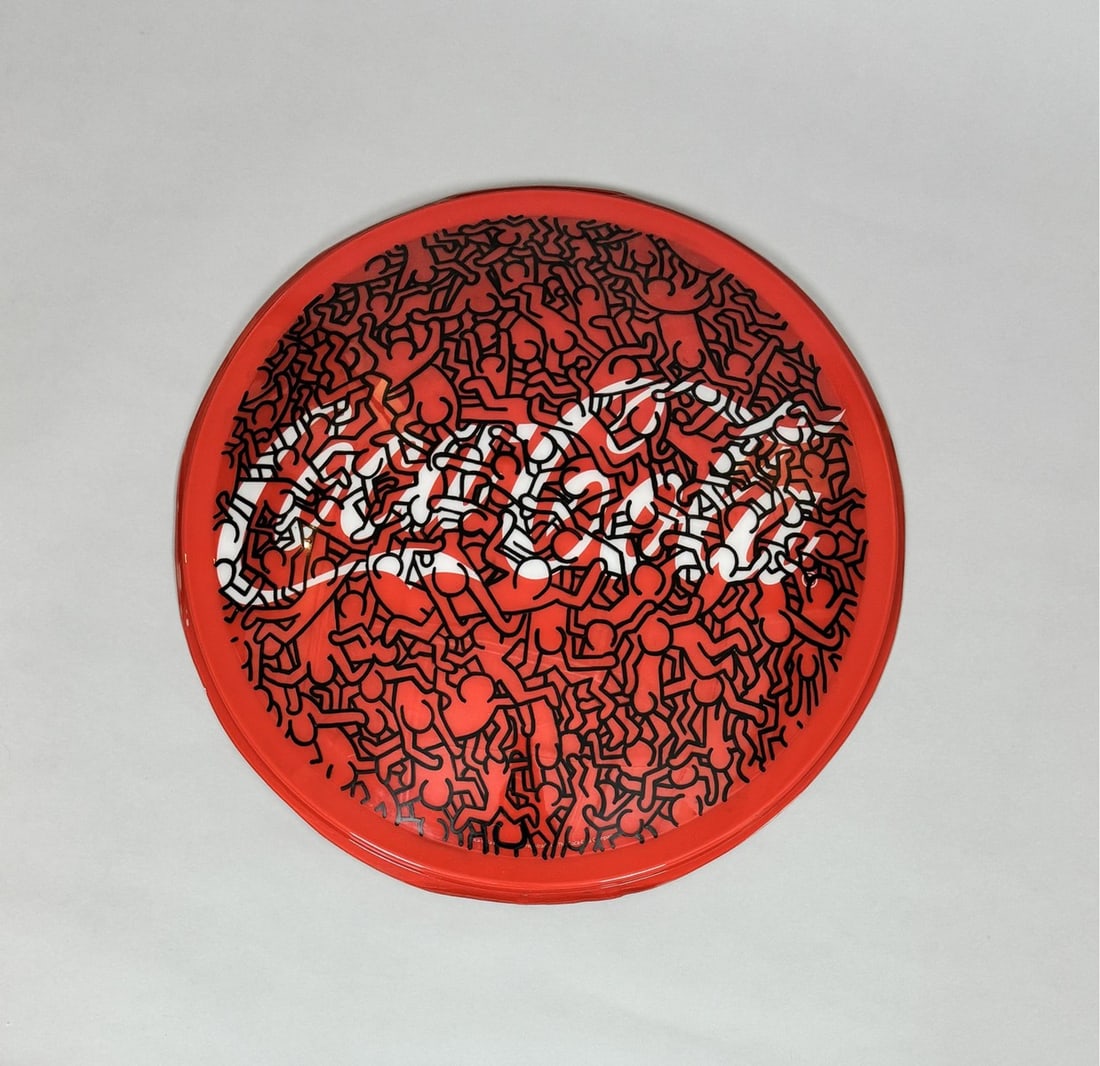 Keith HARING (1958-1990), Attribué à, Etats-Unis.  Sans titre ,1990. (1 of 4)