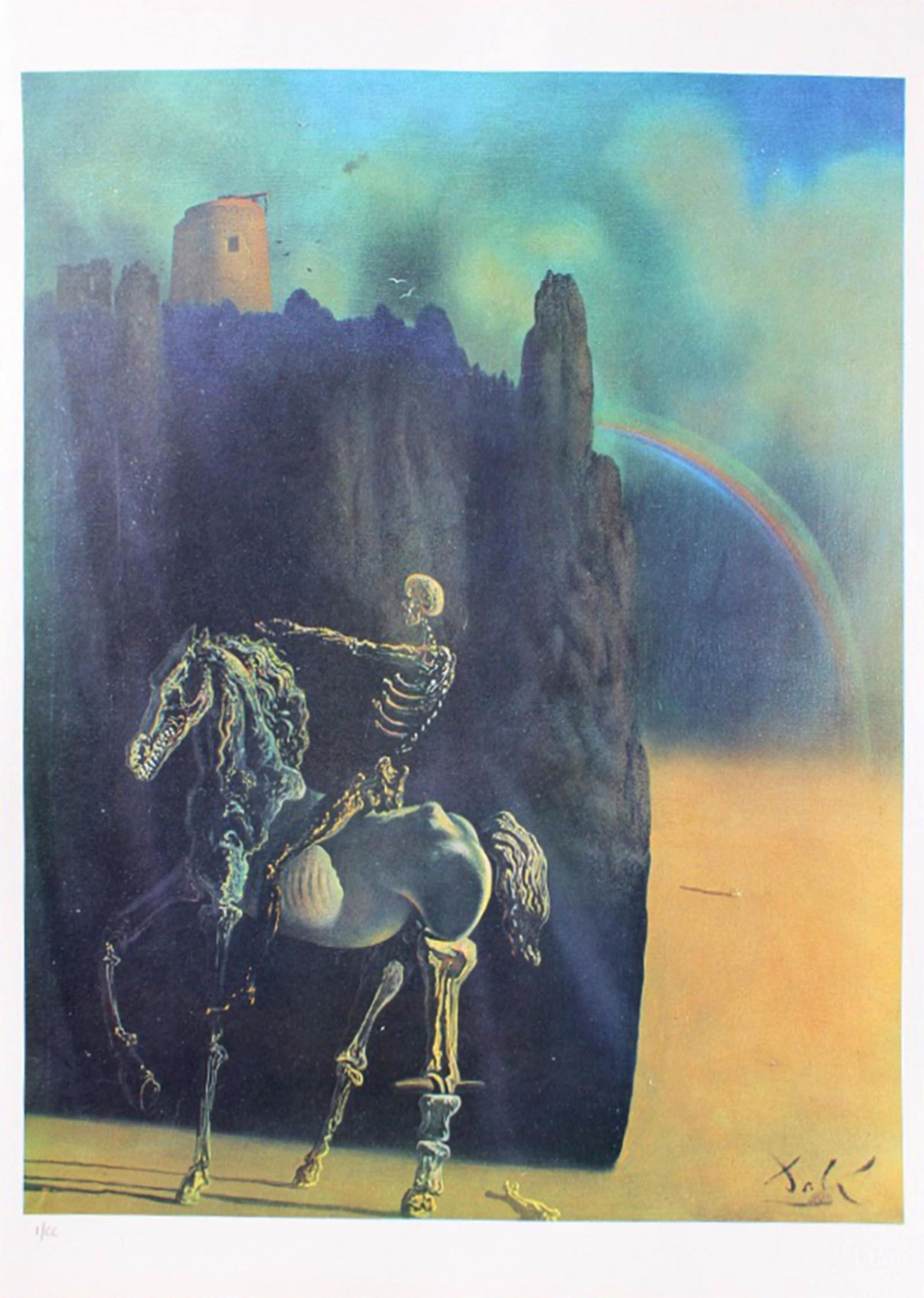 Salvador DALI (1904 - 1989), d'après. Le Cavalier de la mort (1990) (1 of 4)