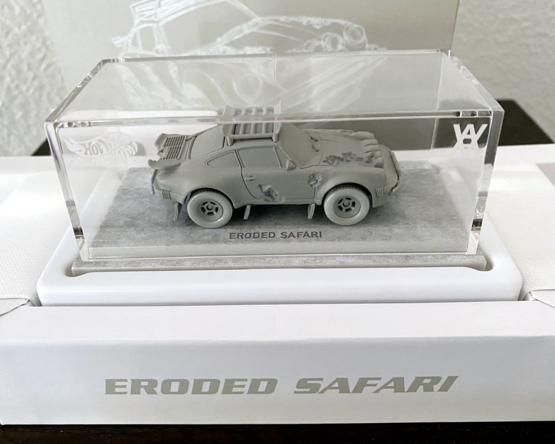 Daniel Arsham x Hot Wheels - Eroded Porsche Safari (Grey), 2024 (1 of 3)