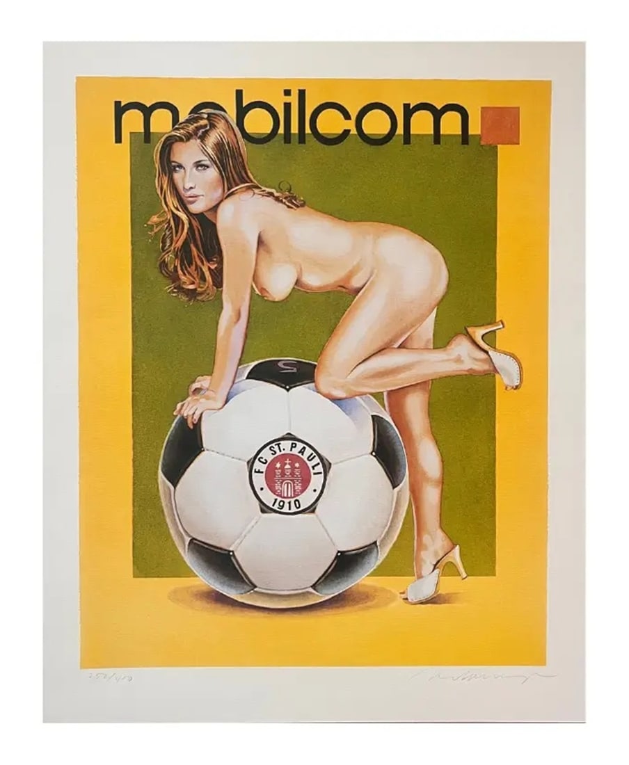 Mel RAMOS (1935-2018)   MOBILCOM- FC St Pauli, 2003 (1 of 1)