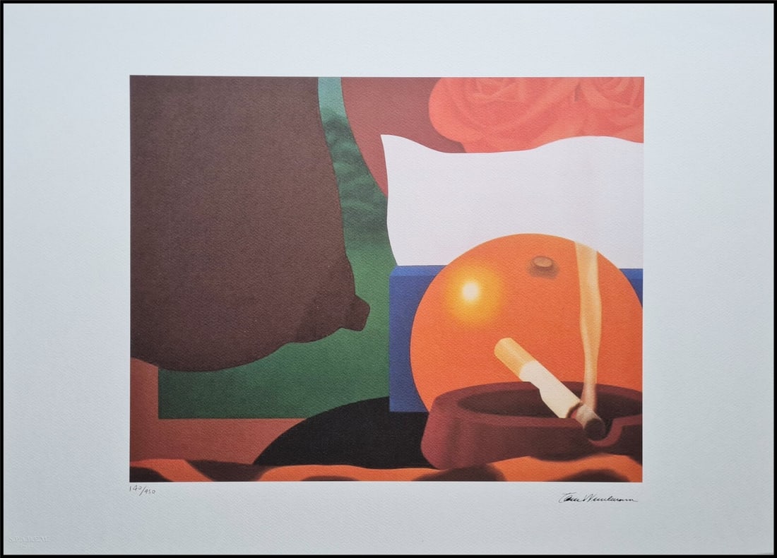 TOM WESSELMANN (1931-2004) , D’Après. (After) Bedroom Painting #13".: TOM WESSELMANN (1931-2004) , D’Après. (After) Bedroom Painting #13". Lithographie sur papier . Signé dans la planche et numéroté à la main, Édition limitée de