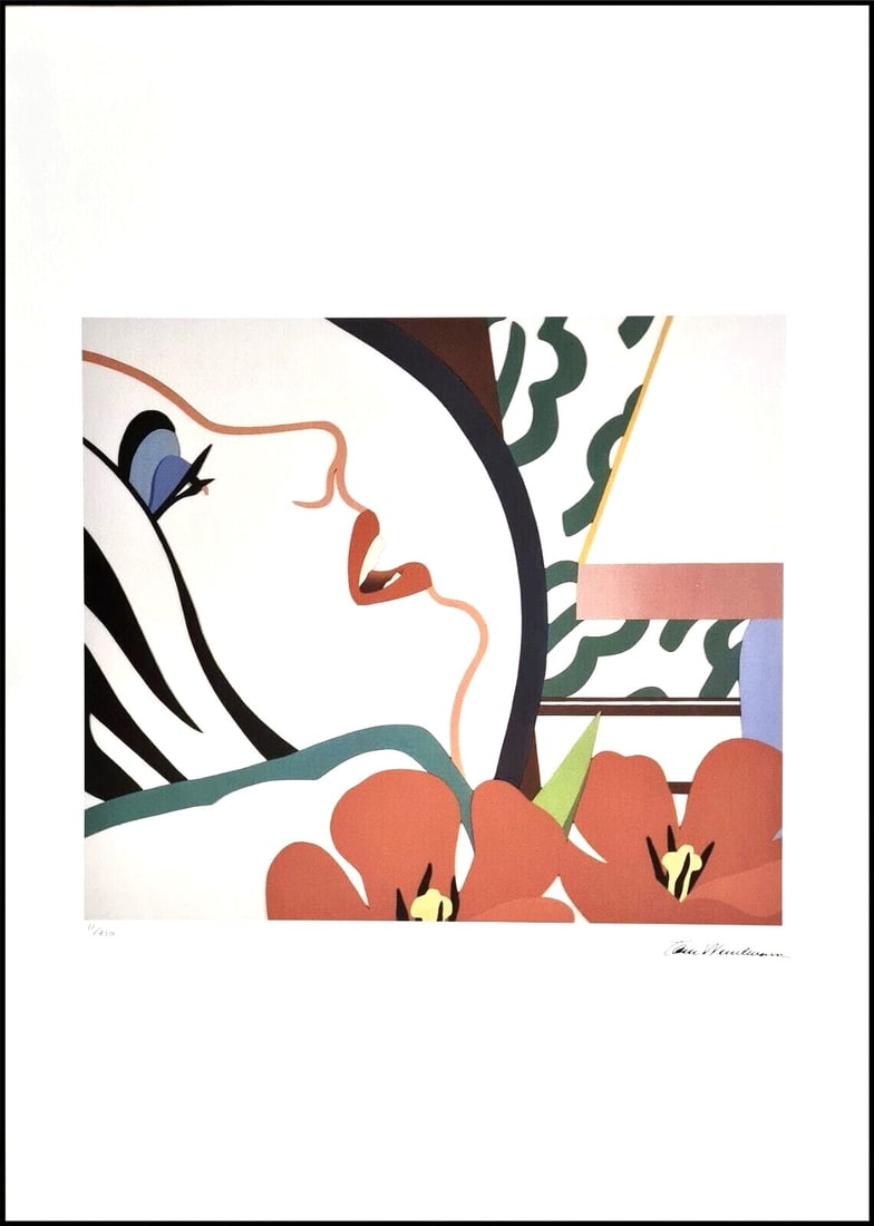 TOM WESSELMANN (1931-2004) , D’Après. (After)  Bedroom Face with white Wallpaper. (1 of 1)