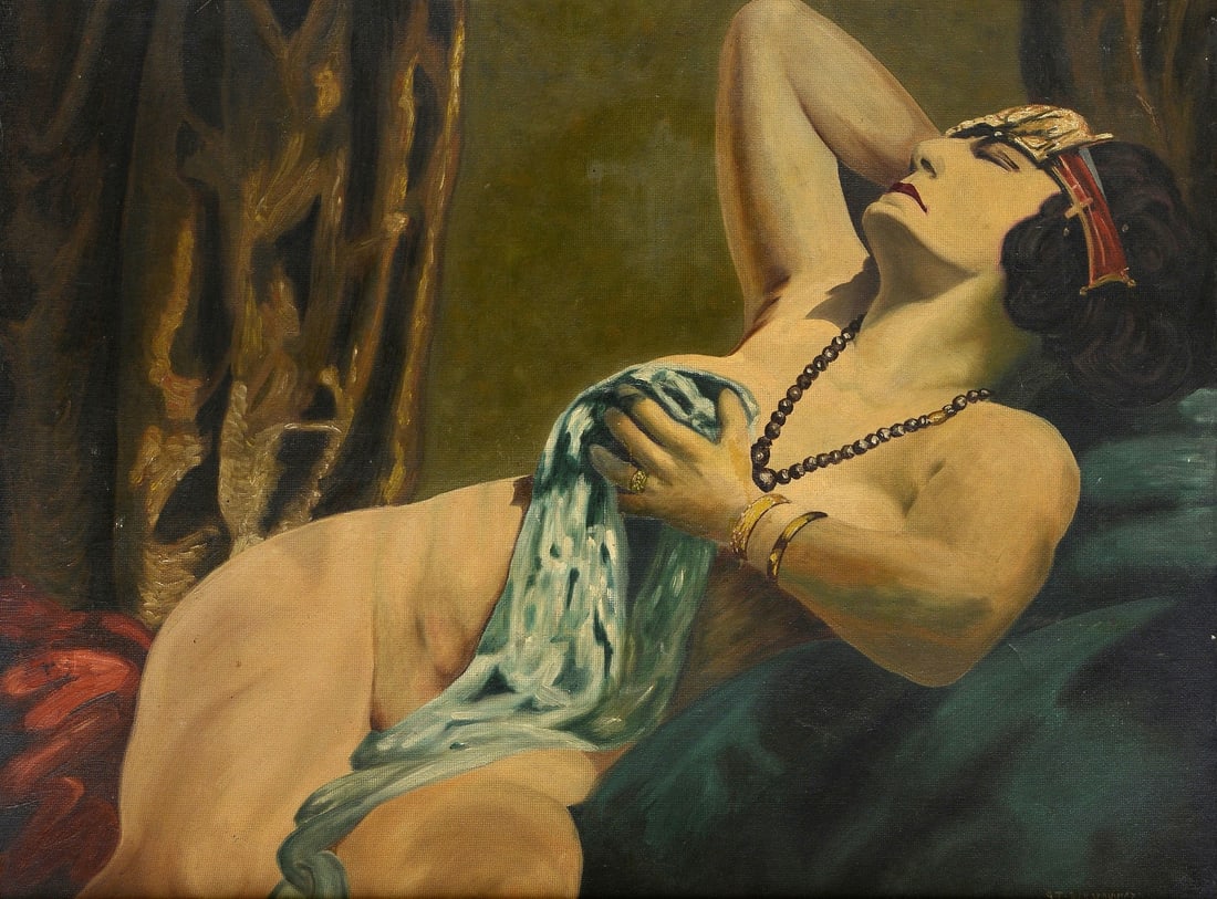 Stefan W. BAKALOWICZ (1857-1947) Nu allongée. (1 of 2)