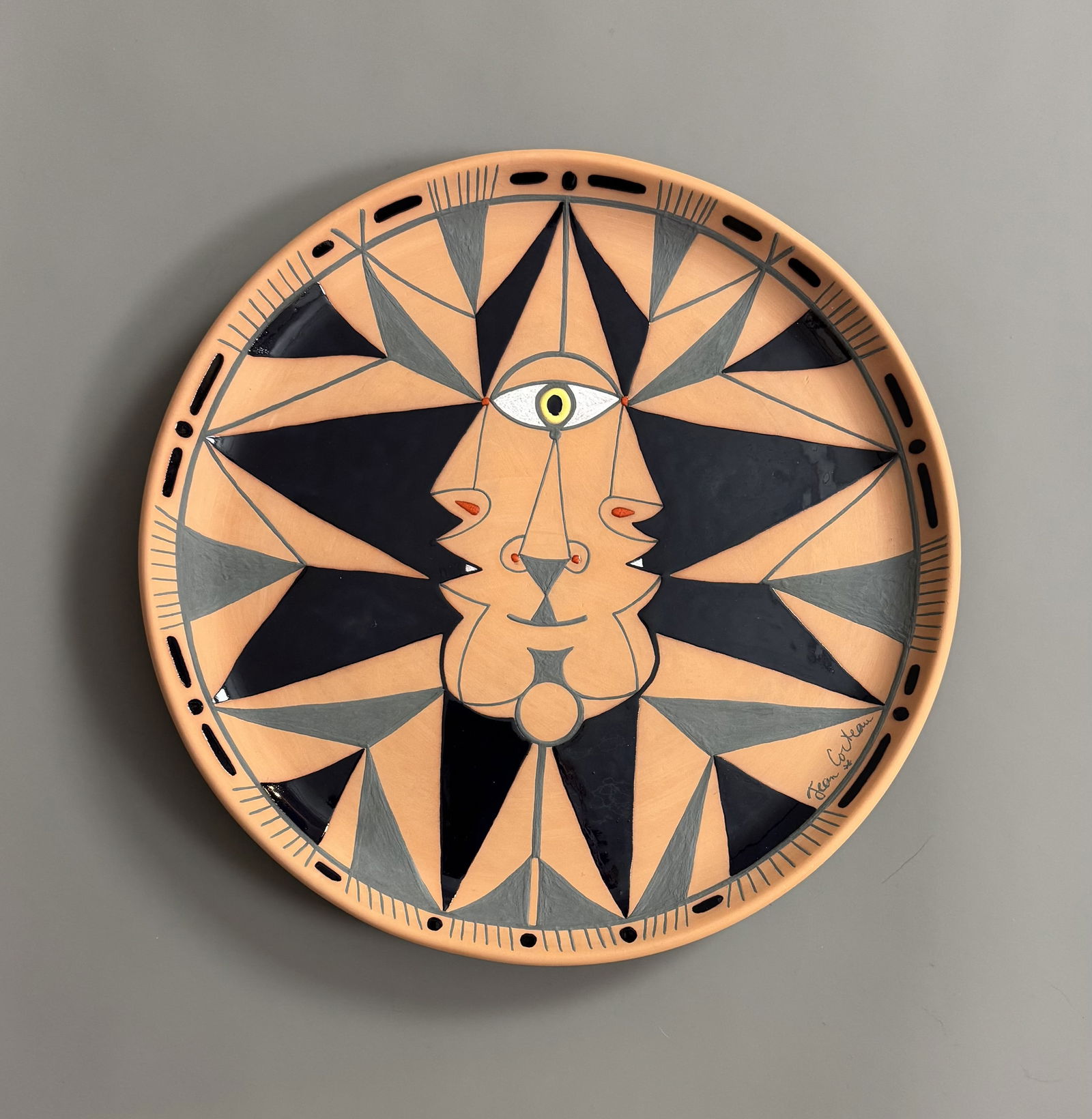 Jean COCTEAU (1889-1963) « L'Esprit Minéral ». 1962. (1 of 2)