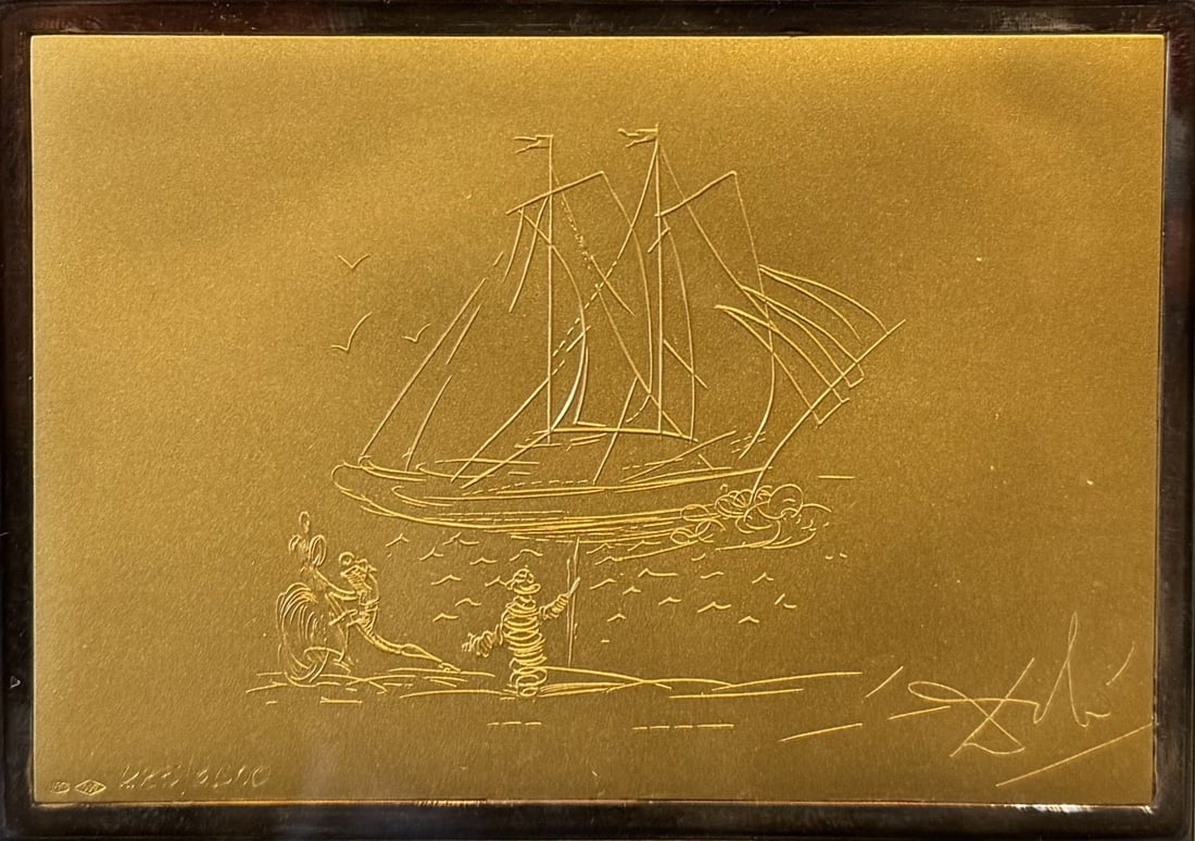 Salvador DALI (1904–1989) « Le grand départ ». (1 of 2)