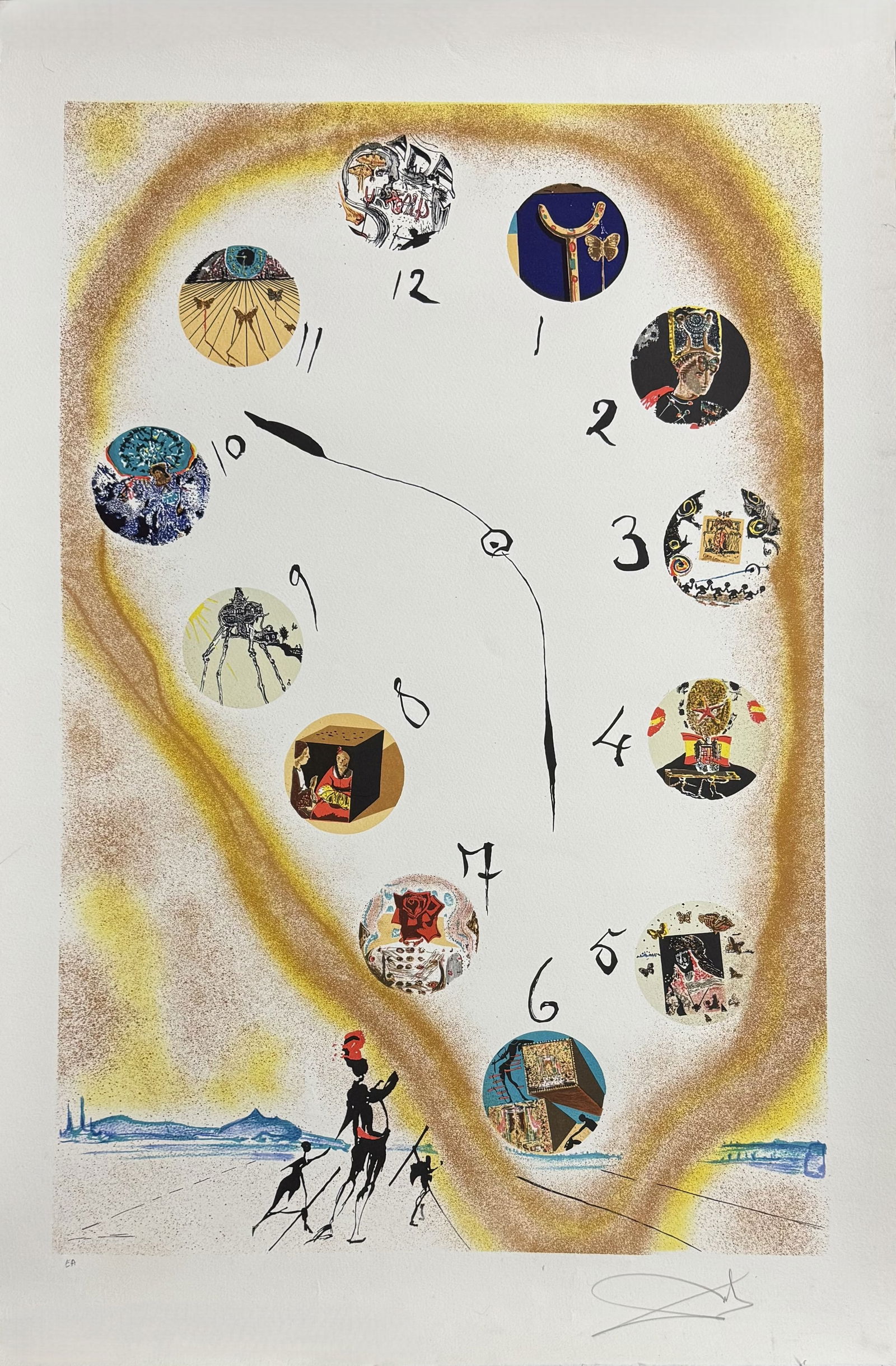 Salvador DALI (1904–1989) « Time and Space ». 1973. (1 of 1)