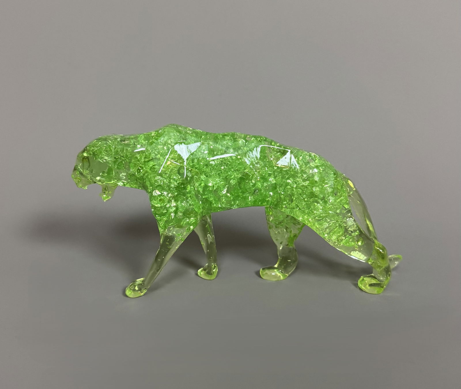 Richard ORLINSKI (Né en 1966) Panther Bubble Green Edition. (1 of 2)