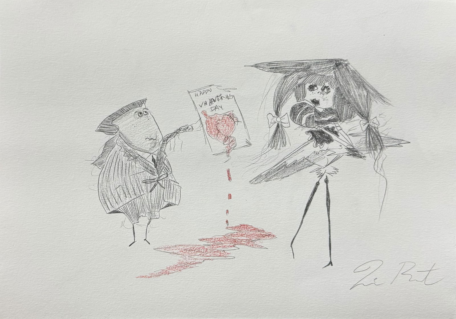 Tim BURTON (Né en 1958). « The children ». (1 of 1)