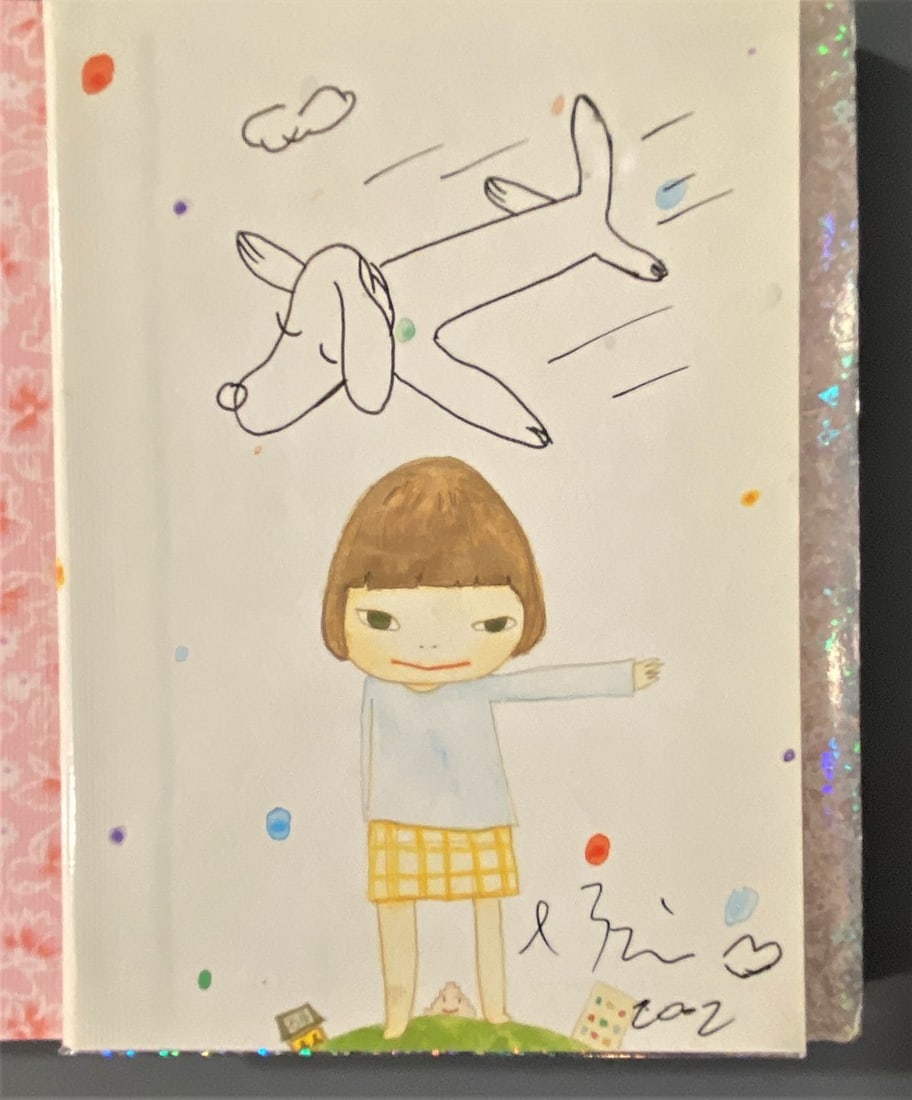 Yoshitomo NARA (Né en 1959) , Attribué à. « Argentine Hag, Banana Yoshimoto (1 of 3)