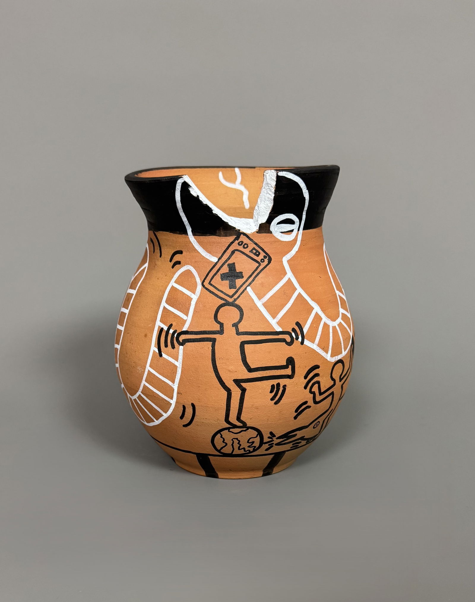 Keith HARING (1958-1990), Attribué à. Sans titre,1984. (1 of 4)