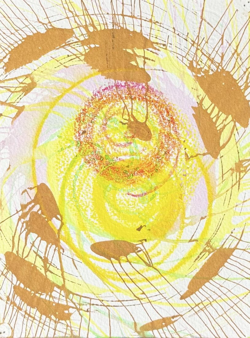 Damien HIRST (Né en 1969) « Spin painting ». 2025. (1 of 2)