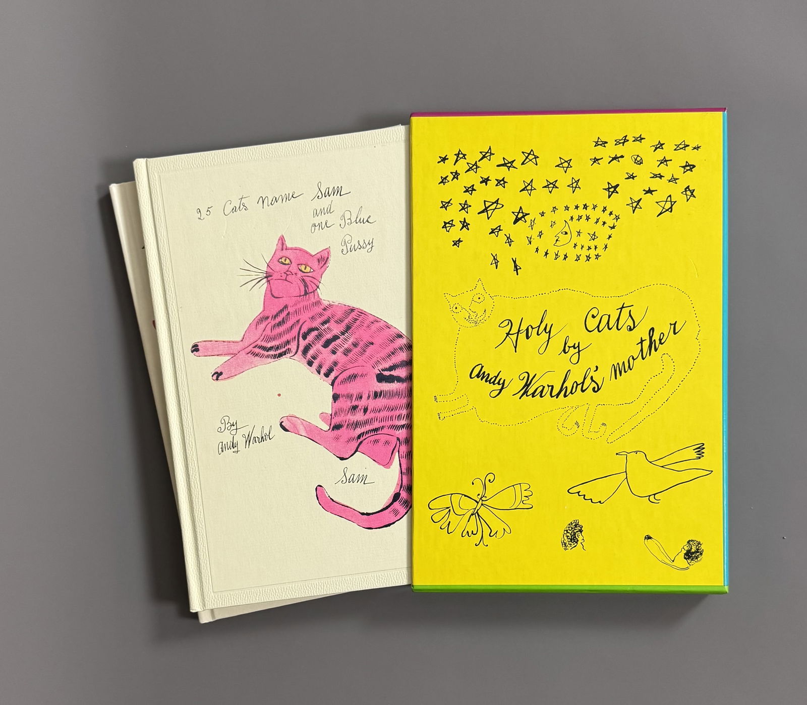 Andy WARHOL .25 Cats name Sam and one Blue Pussy. Holy Cat's (by Andy Warhol's Mother). N.Y., (1 of 2)