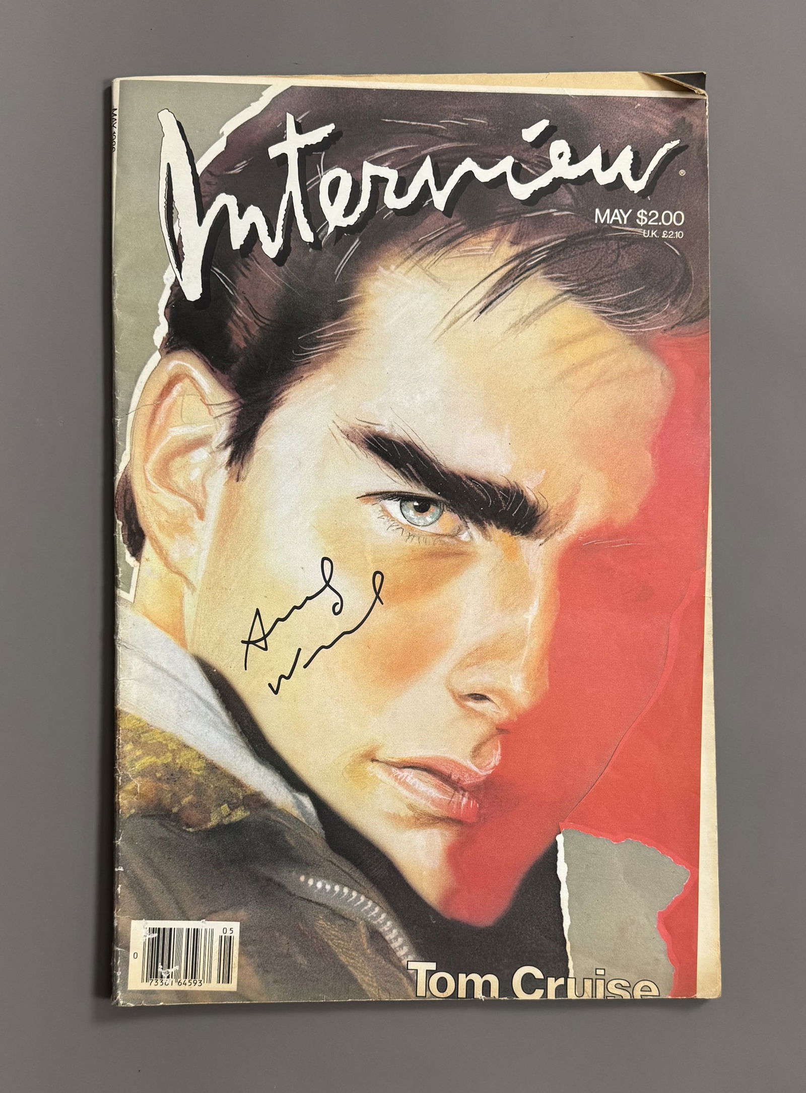 Andy WARHOL (1928-1987) Attr. Magazine INTERVIEW May 1986. Magazine créé par Andy WARHOL (1 of 1)