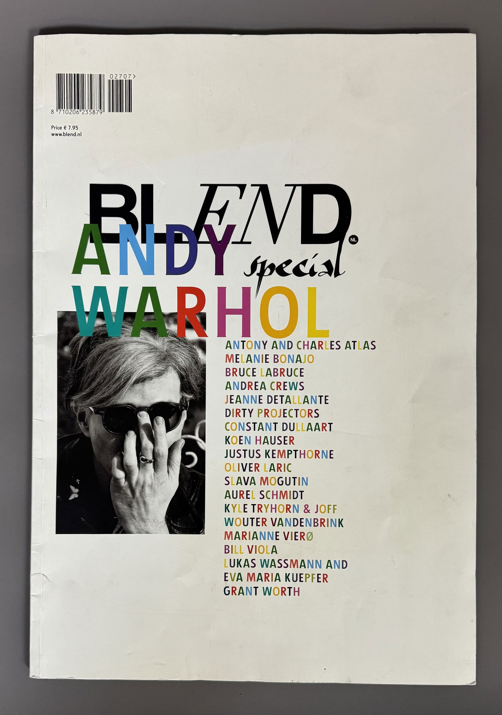Magazine BLEND, 2007. First Edition. Special Andy Warhol. (1 of 2)