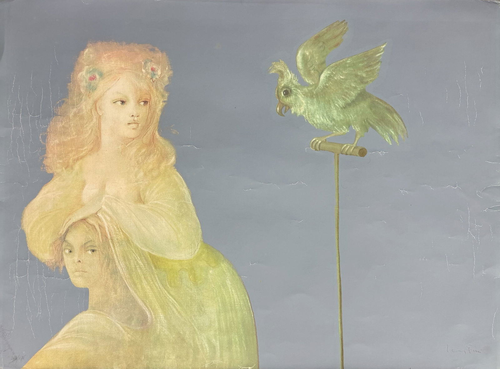 Léonor FINI (1907-1996) Jeunes filles au perroquet. (1 of 1)