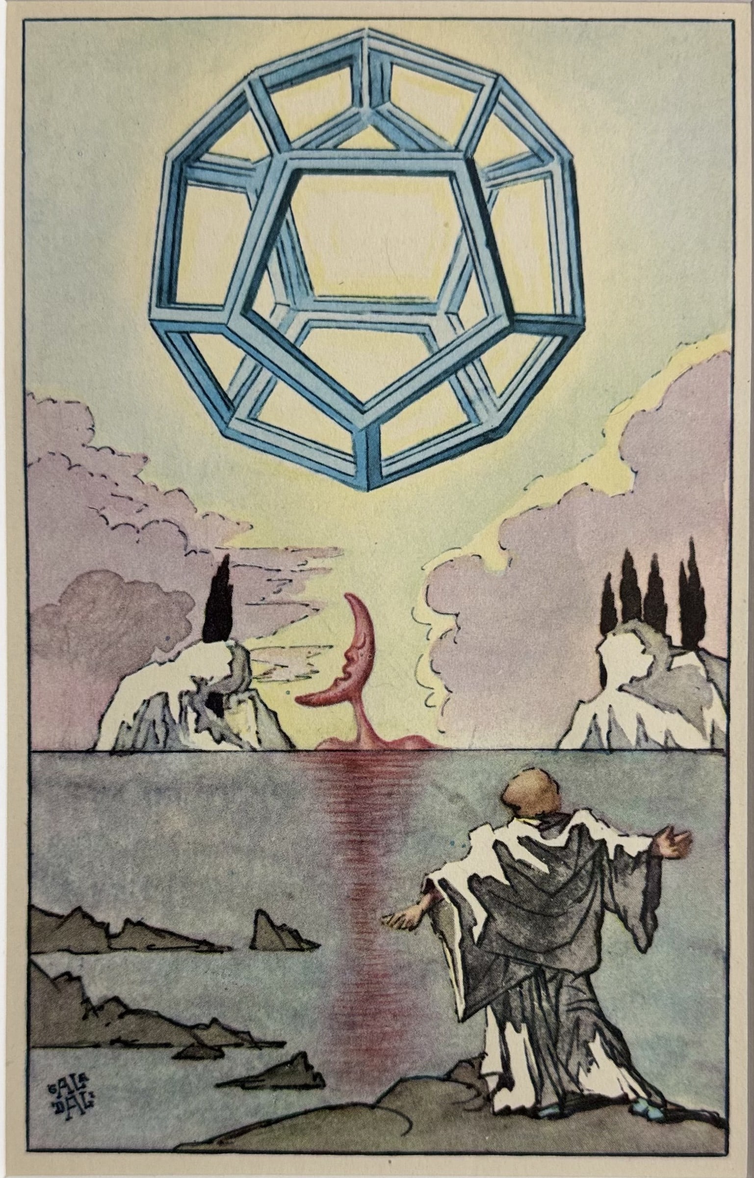 Salvador DALI (1904-1989) D’APRES « L’apparition ». 1948. (1 of 1)