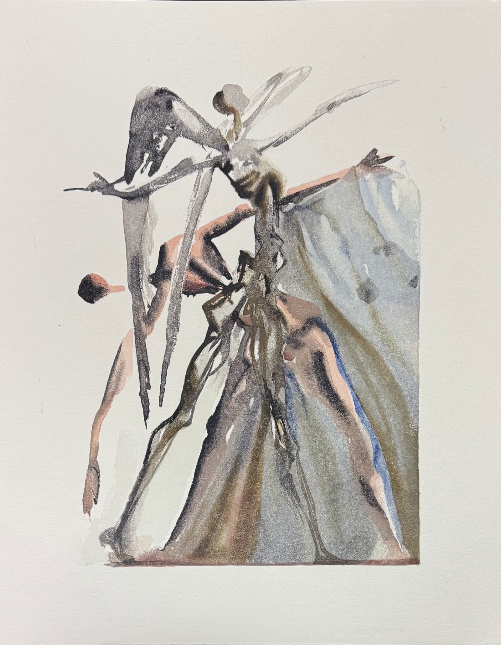 Salvador DALI (1904-1989) « Les Négligents ou Le Pouvoir de l’âme ». La (1 of 1)